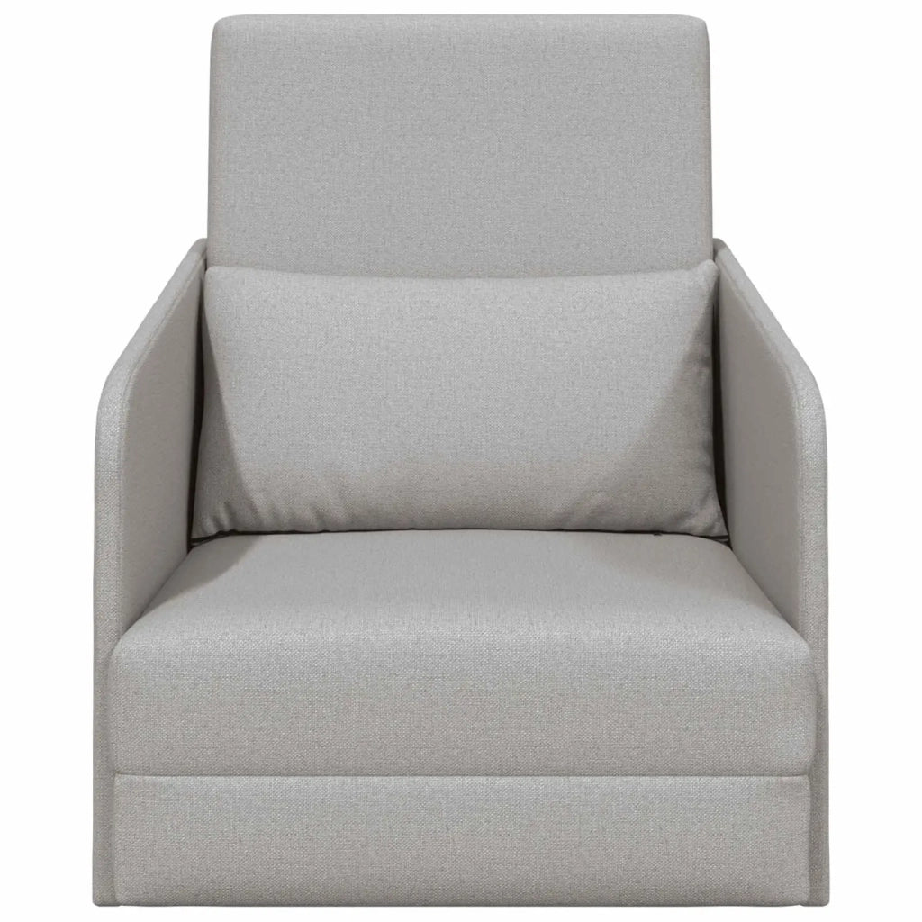 Divano letto-Sofa Letto-Daybed Grigio Nuvola 65 x 80 x 83 cm Tessuto