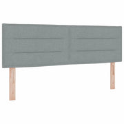 Testiera | Testata Grigio chiaro 160 cm Tessuto
