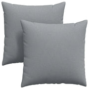 Cuscini da Divano 2 pz | Cuscini per sedie Grigio chiaro 60 x 60 cm Tessuto