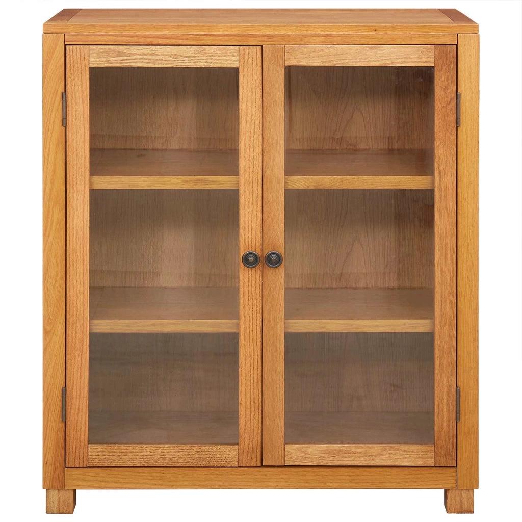 Mobiletto rettangolare moderno con spazio di archiviazione flessibile 80 x 35 x 95 cm legno ingegnerizzato marrone 02_0058220
