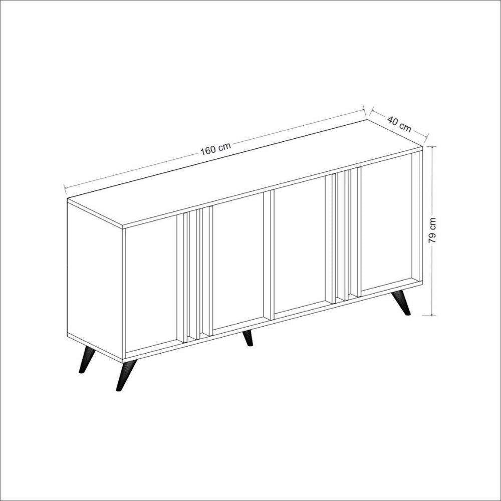 Madia Rilla 160 4 ante antracite noce