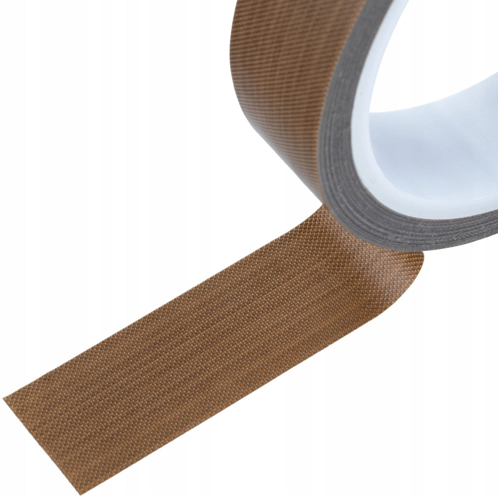 Nastro Teflonato per Saldatrice 35mm x 10m – Resistenza Termica -70°C a +300°C | Base in Fibra di Vetro
