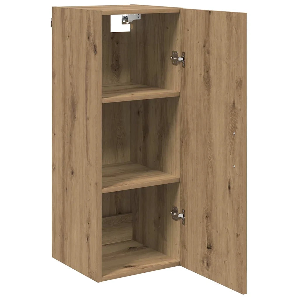 Pensile | Mobile a Parete Rovere artigianale 34,5 x 34 x 90 cm Legno multistrato
