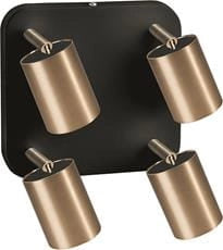 Nowodvorski Eye Spot plafoniera 4 luci GU10 nero ottone