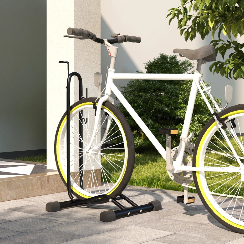 Parcheggio Biciclette Verticale e Orizzontale con Ganci Ajustabili ¨C zephmum ¨C Nero
