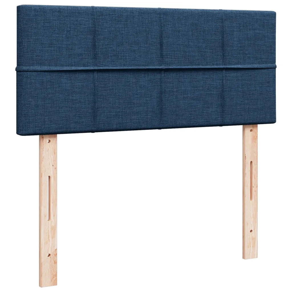 Giroletto a Molle con Materasso Blu 120x200 cm in Tessuto 3286653