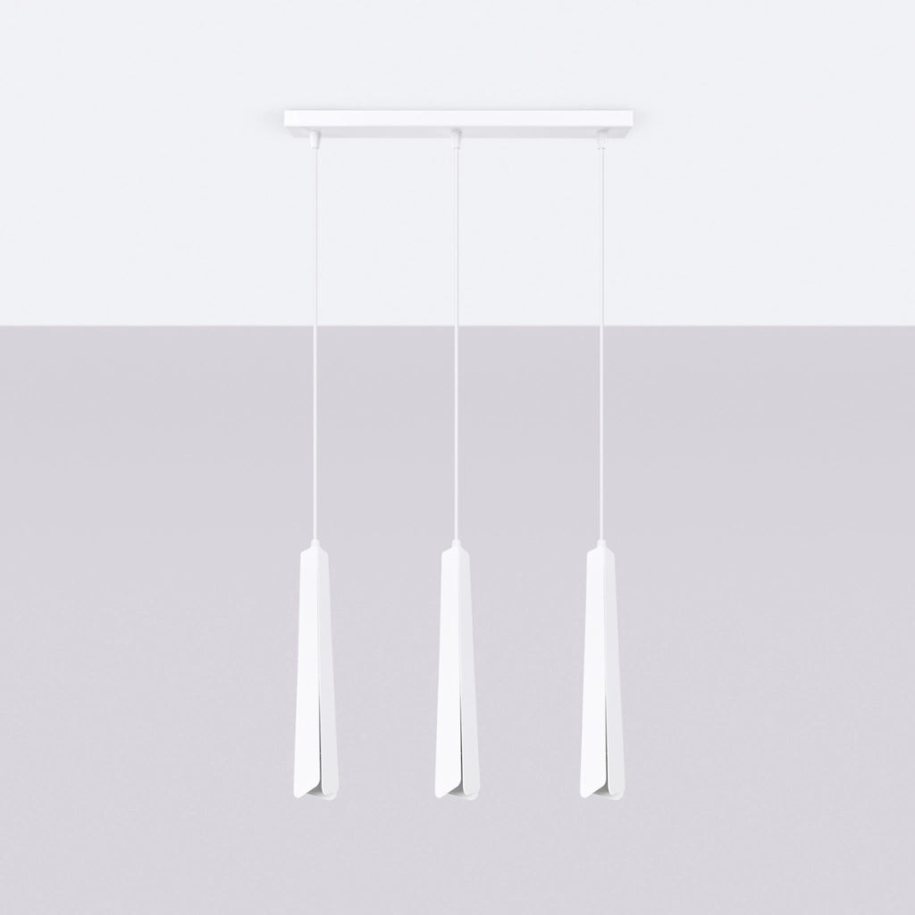 Lampada a sospensione PRYSM 3L bianco