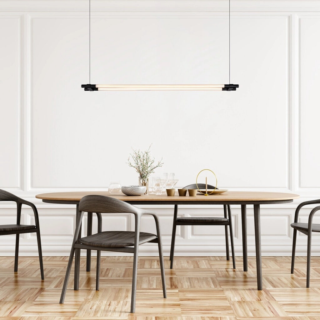 Lampada sospesa LED Nivaro 28W nero/bianco 3000K Rabalux