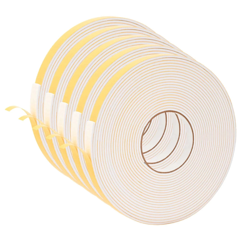 Nastro adesivo in schiuma 5 pcs Bianco 10mm x 10m Schiuma CR 42024111