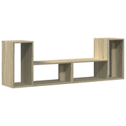 Mobile TV multimediale scaffale TV credenza mobile TV sala da pranzo soggiorno camera da letto 2 pezzi rovere Sonoma 75 x 30 x 50 cm legno ingegnerizzato marrone 02_0028618
