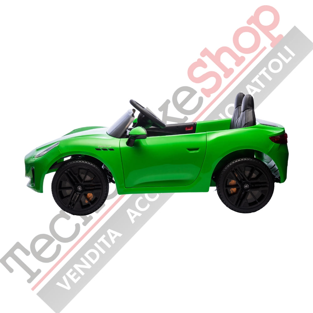 Auto Elettrica Per Bambini Maserati Folgore 12V-Verde