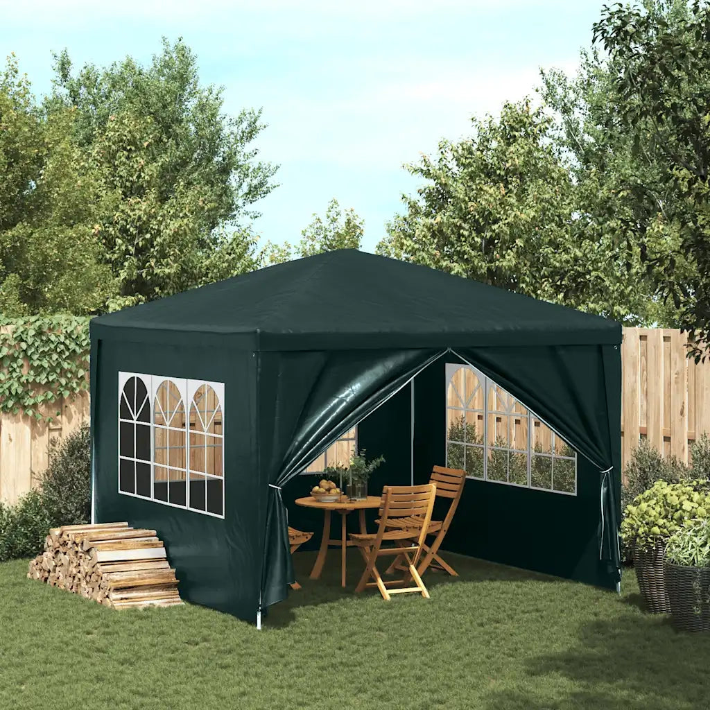 Tenda per Feste-Tenda Gazebo 3x3 m Verde 660886
