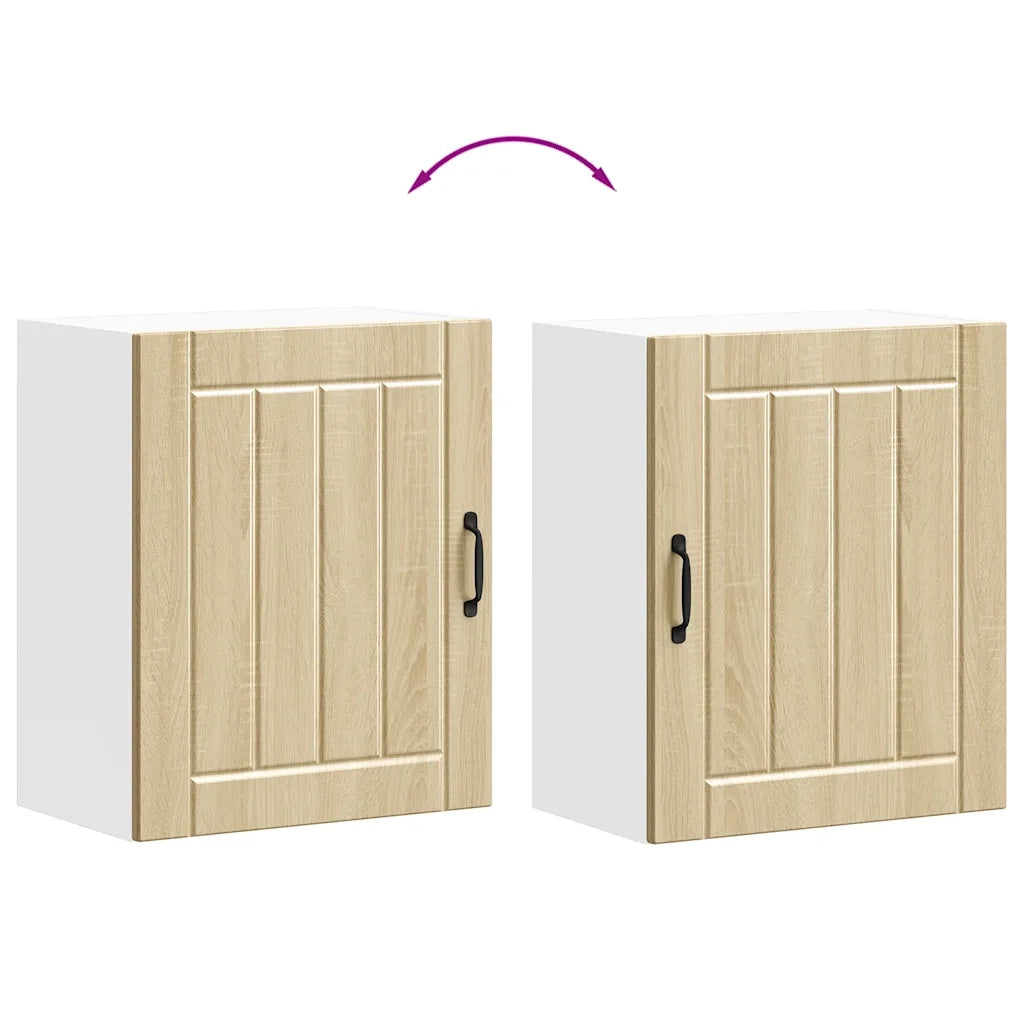vidaXL Pensile da Cucina Lucca Rovere Sonoma in Legno Multistrato