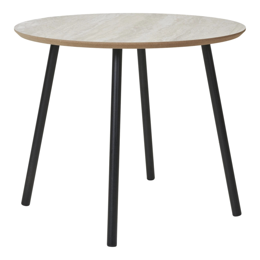 Tavolino Aalst, Beige, MDF, 55x55x45 cm