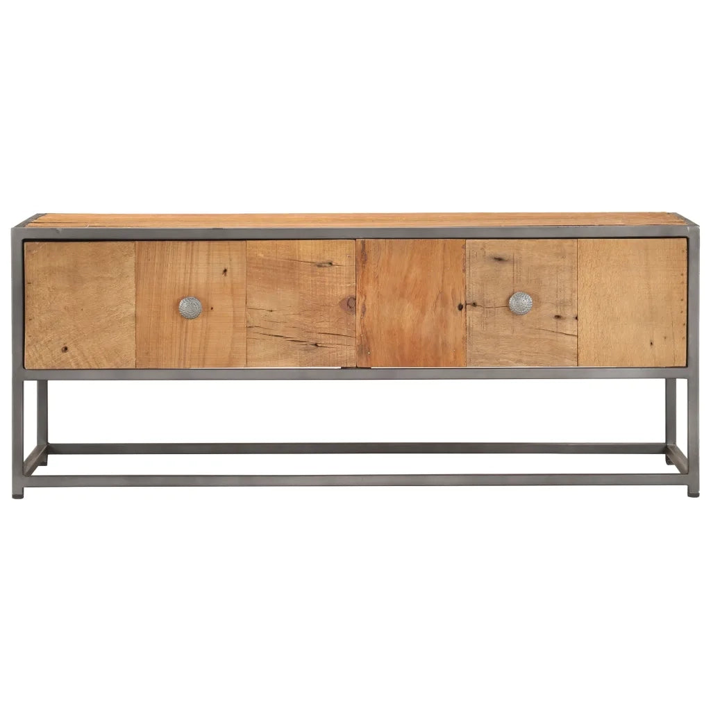 Tavolino da Salotto 90x50x35 cm in Legno Massello di Recupero 286530
