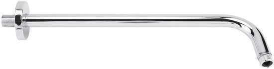 Douchearm 43 cm - Acciaio Inossidabile - Douchekop Extra Lungo - Montaggio a Parete - Flessibile G1/2 - Installazione Facile - Douchearmatura