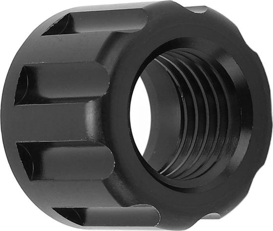 Fermo Tubo Asse Nuto in Alluminio M12 x 1,5mm per Biciclette da Montagna
