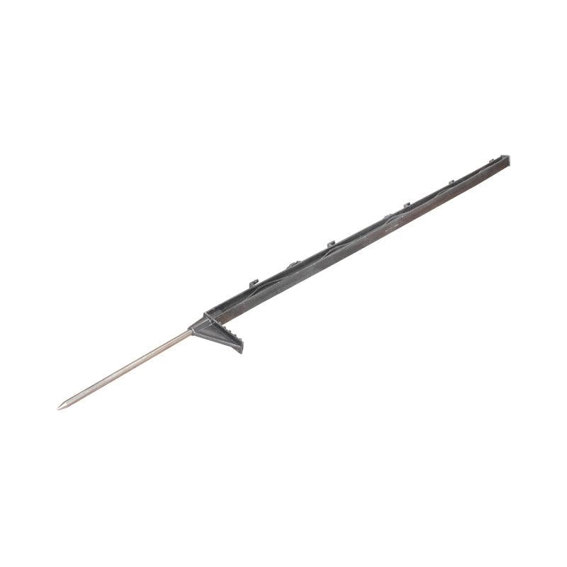 Pali per recinto elettrico, pali per recinzioni elettriche 8 Occhielli,1100 mm, colore Nero, Breckner Germany