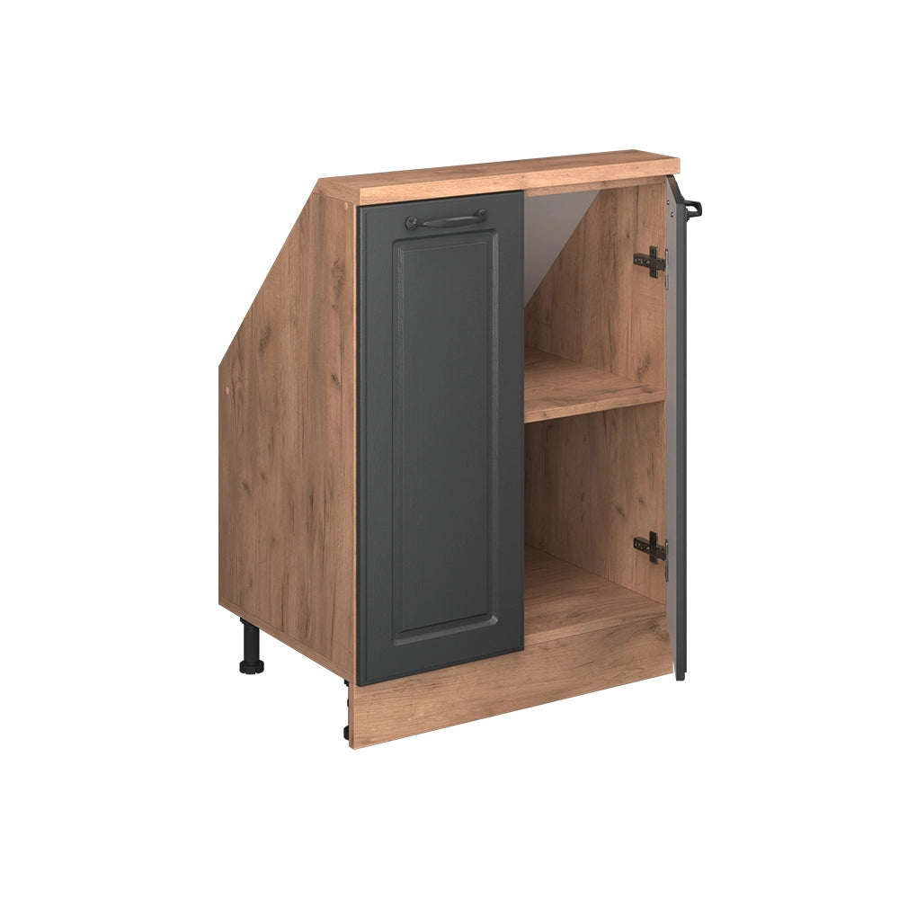 Vicco Mobile sottotetto Antracite Country House/oro Kraft Oak con 2 porte