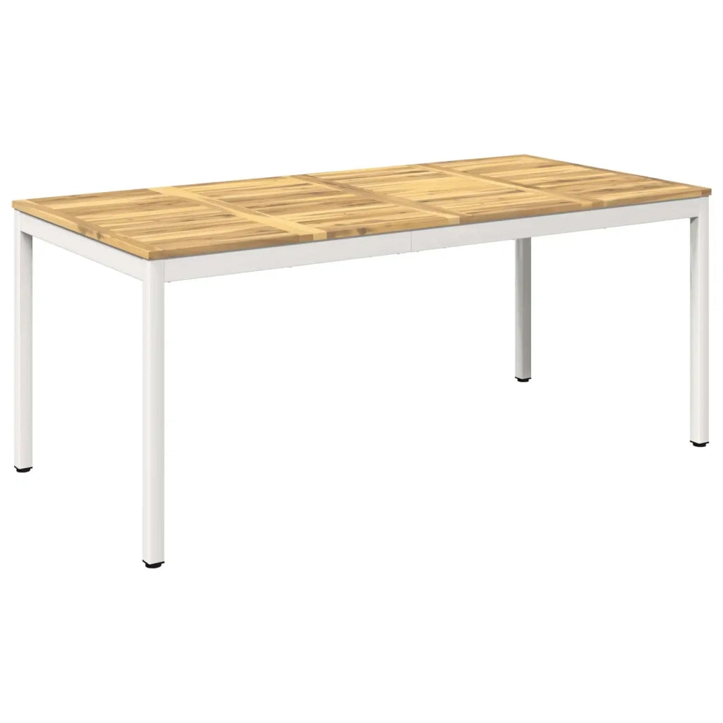 Tavolo da cena da giardino Bianco 180 x 88,5 x 75 cm 901769