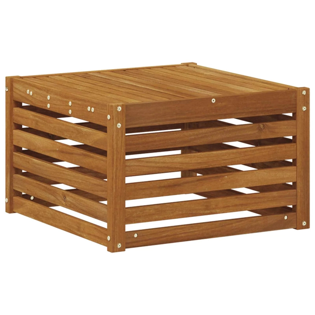 Tavolino da Giardino-Tavolo da Esterno Legno di Acacia Massello Naturale 347121