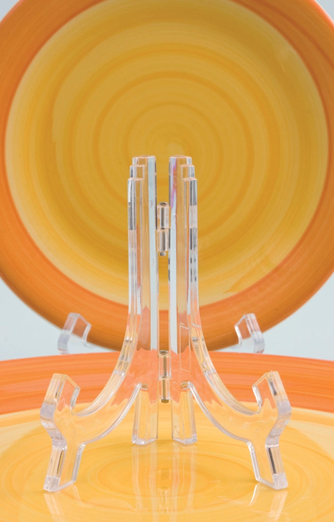 REGGIPIATTI DA APPOGGIO IN ACRILICO H 18 CM- 6,0 pz