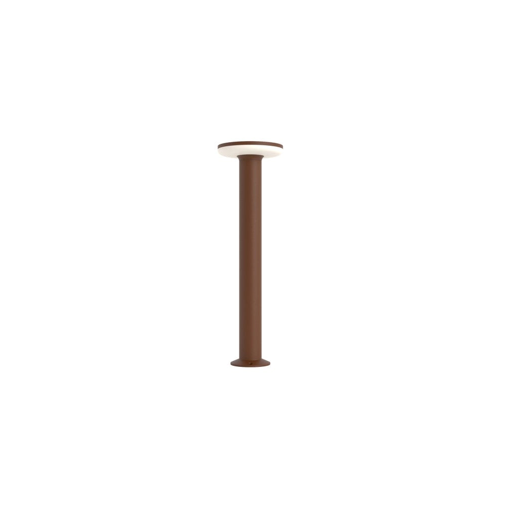 Mac Floor XL Corten 3000K - Paletto a led da esterno in alluminio 12W IP65 h60cm - Luce verso il basso - Beneito & Faure