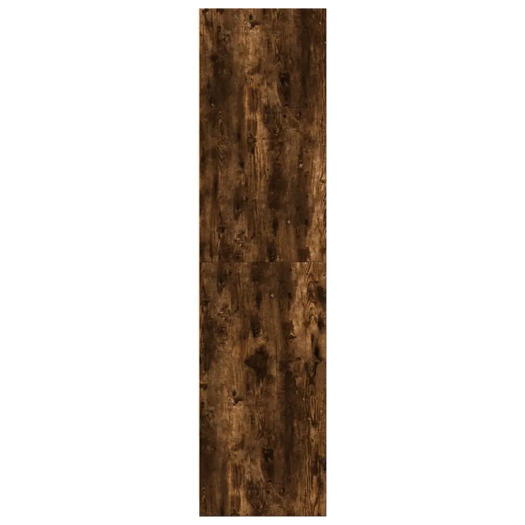 Armadio Rovere Fumo 80x50x200 cm in Legno Multistrato