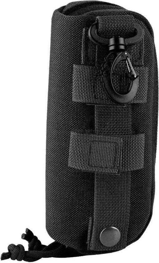 Tas per occhiali da sole portatile - Contenitore tattico per occhiali da sole shockresistente - Nero contenitore per occhiali