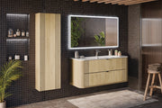 Lavabo per mobile a una vasca 120 cm 120 x 12 x 46 cm