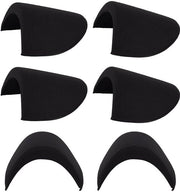 Pomponi per spalle 3 pezzi - Sfere di schiuma a forma semicircolare - Respiranti - Iniezioni per spalle per abbigliamento - Sostenibili - 13,3x17cm, 18mm spessore - Iniezioni per spalle