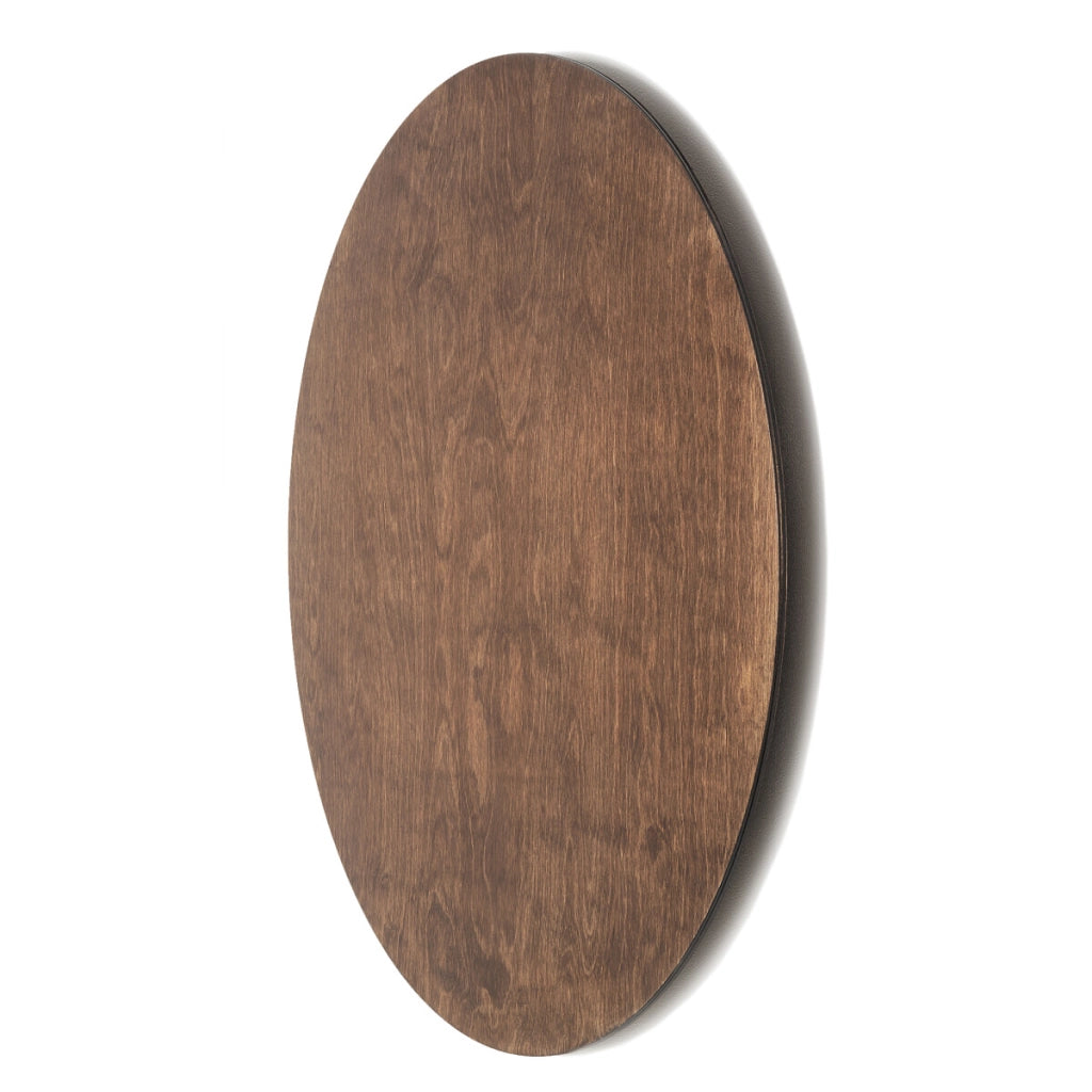Applique rotonda Ø75 legno scuro Ring Timber LED 22W Nowodvorski