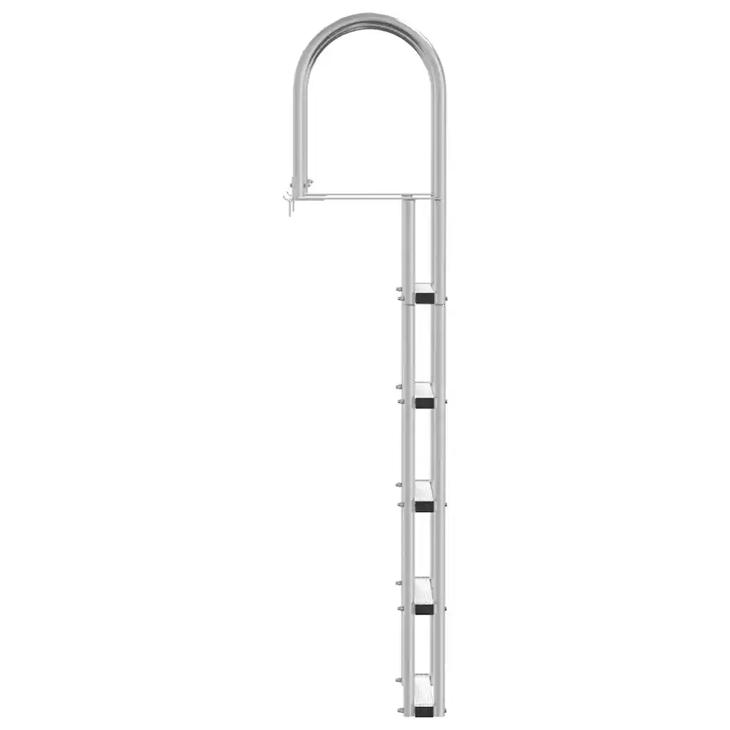 Scala da Dock a 5 Gradini Argento 45 ¡Á11,5 ¡Á190 cm Alluminio CFW6469177