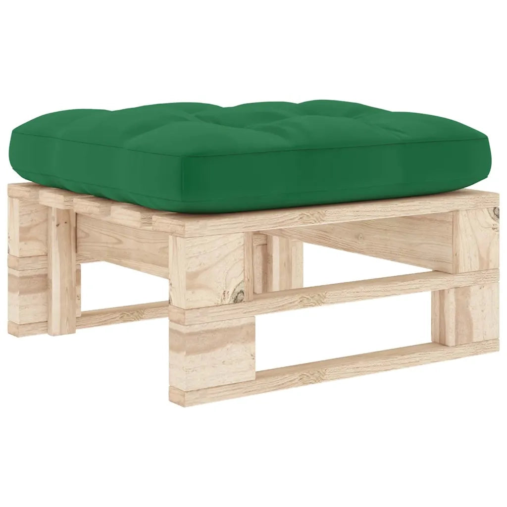 Mobili da Giardino-Ottomana da Giardino Pallet in Legno di Pino Impregnato 174402