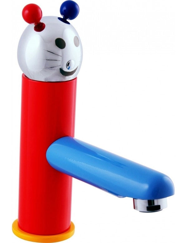 Rubinetto miscelatore lavabo Bear per bambini con sifone