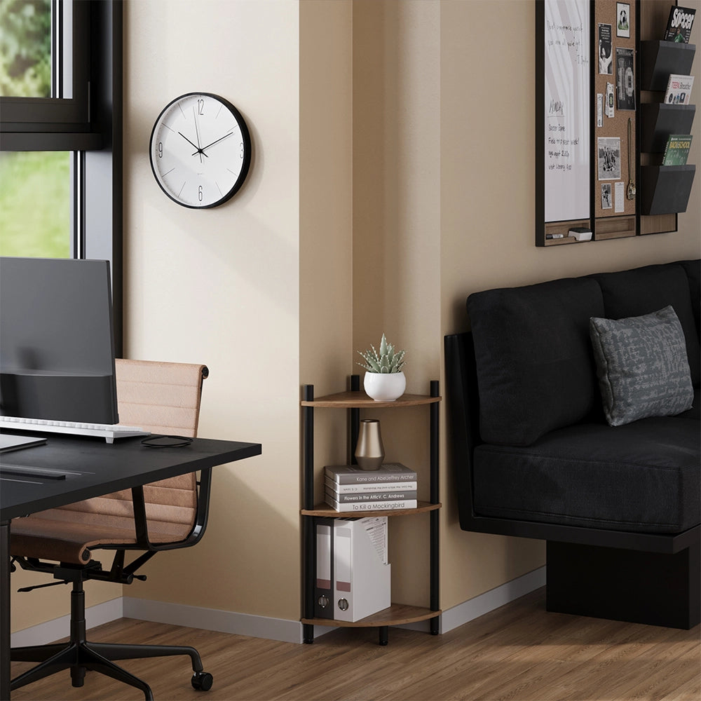Vicco Libreria Quercia dorata/antracite 29 x 72 cm con 3 vani portaoggetti