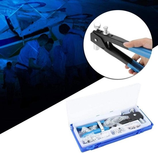Set di clip per chiodi - 86 pezzi - M3-M8 - Pistola per clip - Attrezzo di fissaggio - Clip per chiodi - Clip per chiodi manuale - Clip per chiodi a doppia presa - Inserti a vite - M3 - M4 - M5 - M6 - M8