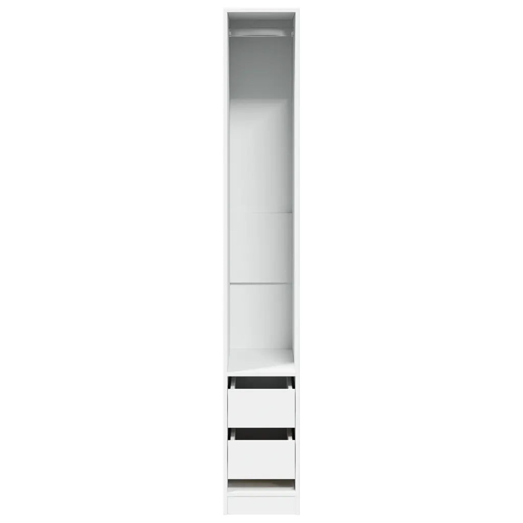 Armadio Bianco 30x50x200 cm in Legno Multistrato 3307738