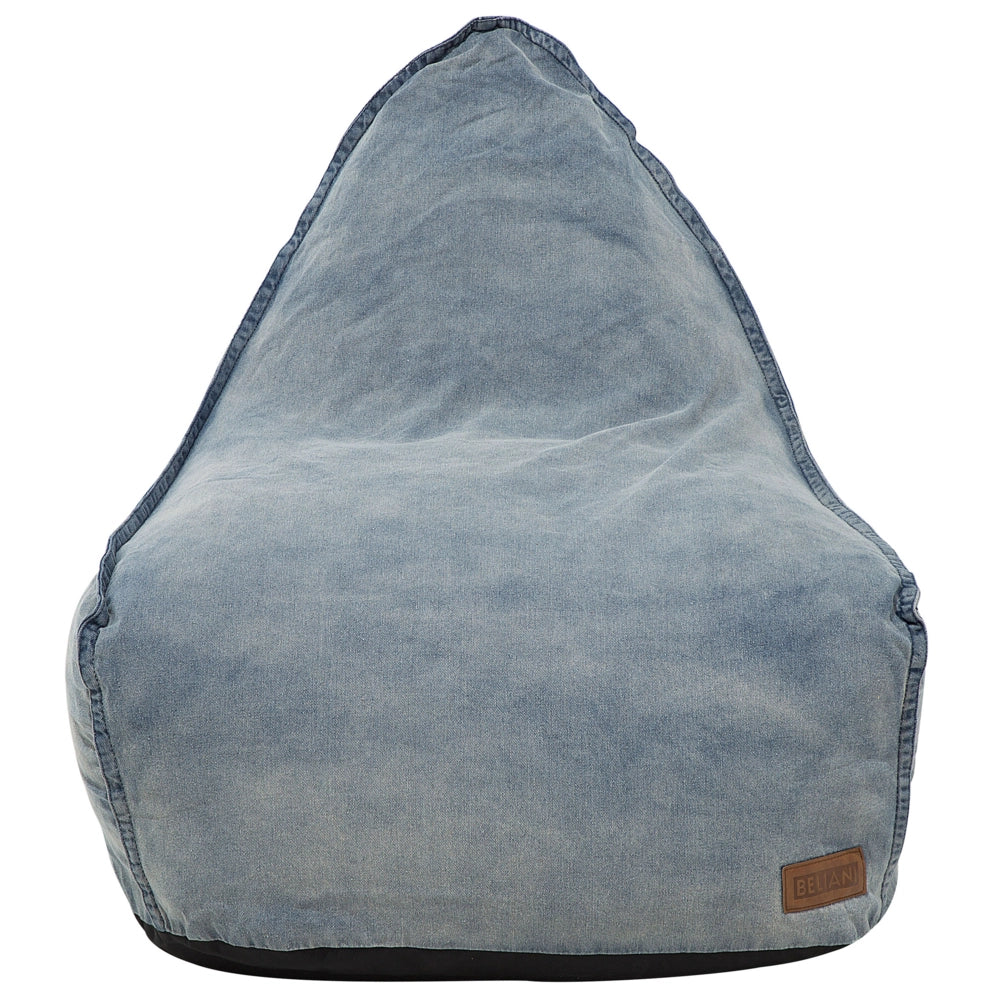 Sedia a sacco a goccia a goccia Sedia a Pour Poltrona sacco blu Sedia da gaming in denim moderno