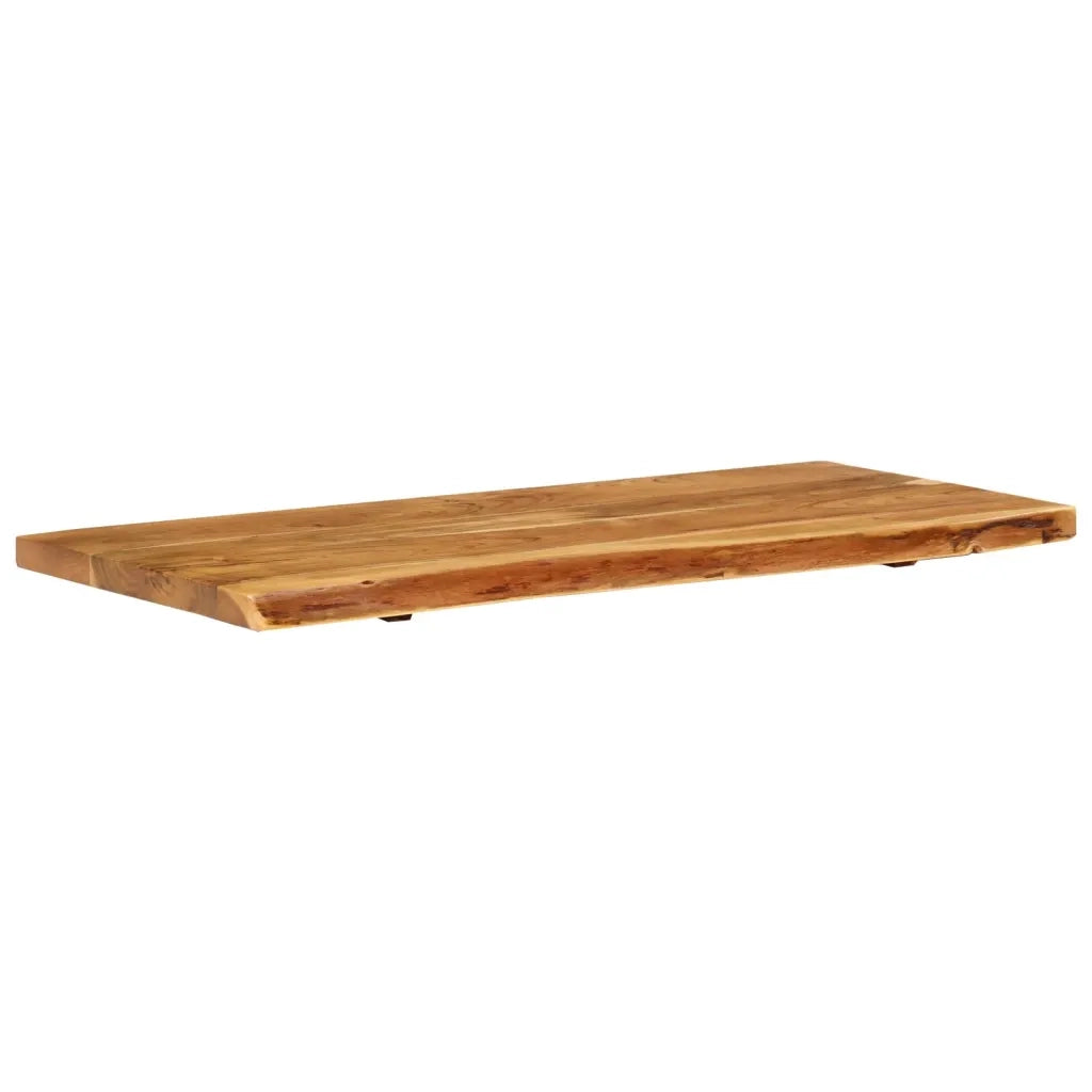 Piano per Lavabo Bagno in Massello di Acacia 114x52x4 cm 286324