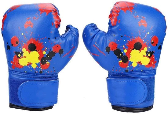 Manopole per boxe per bambini in PU di alta qualità, adatte per bambini dai 2 ai 11 anni, resistenti e durature.