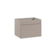 Mobile sottolavabo ICON 60 cm – 1 cassetto – Finitura marrone congo – Stile moderno sospeso