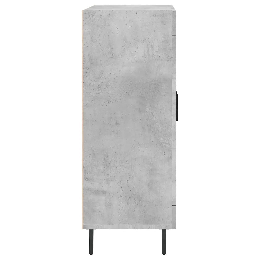 Credenza Grigio Cemento 69,5x34x90 cm in Legno Multistrato 830216