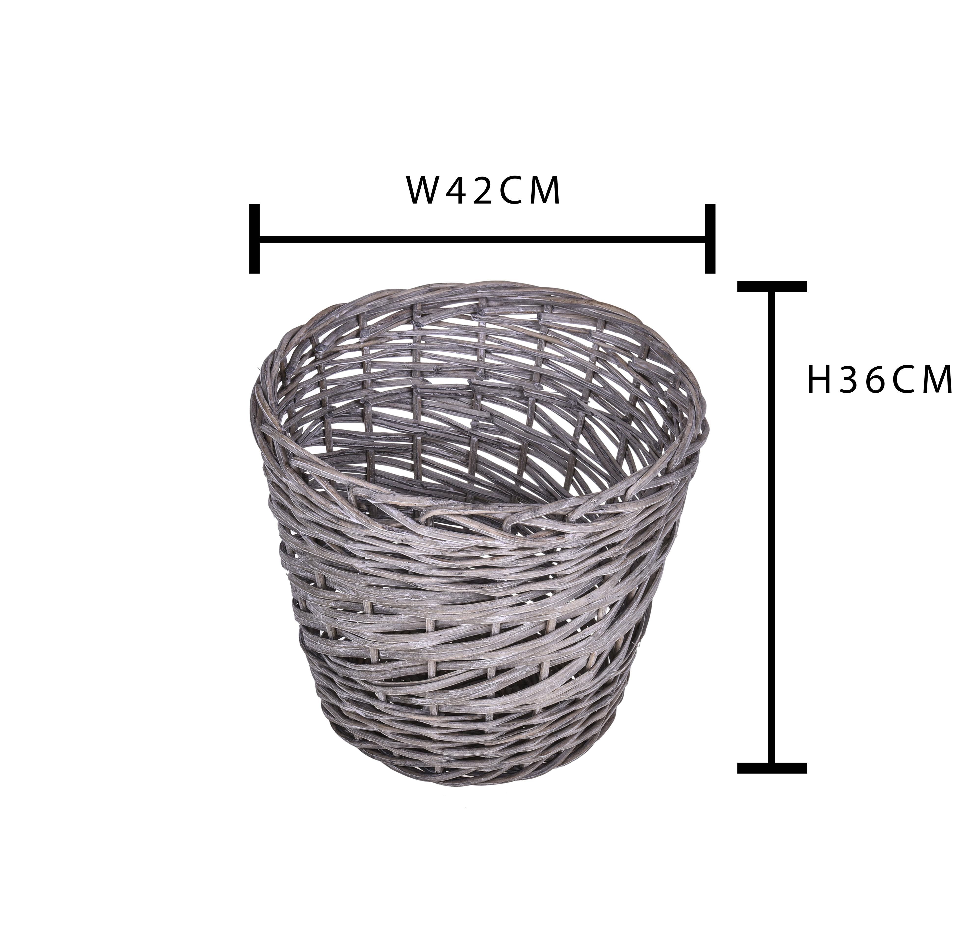 Cesto in Materiale Naturale H 36 cm