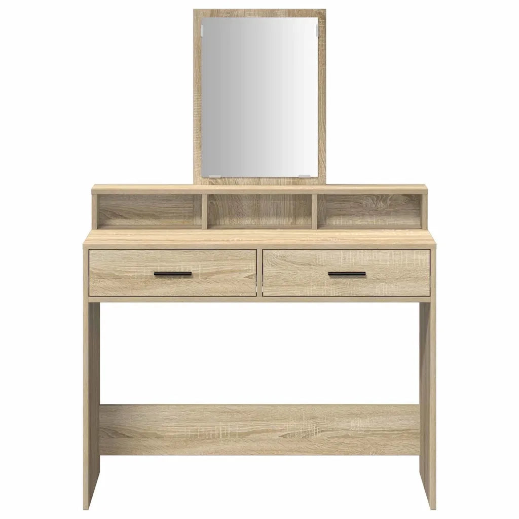 Tavolo da Trucco con cassetto Rovere Sonoma 100 x 41 x 140 cm 865147