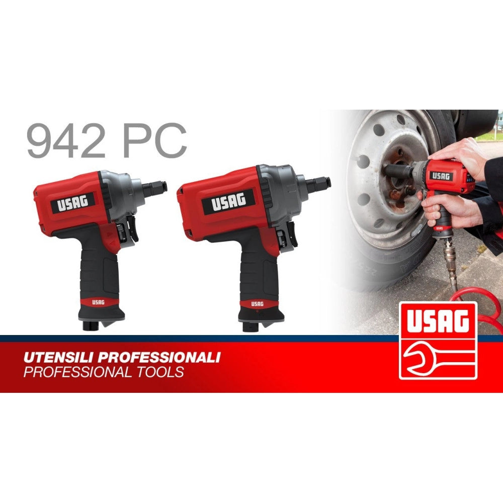 Trade Shop - Usag 942 Pc2 1/2 - Avvitatore Ad Impulsi Compatto (struttura In Titanio) -