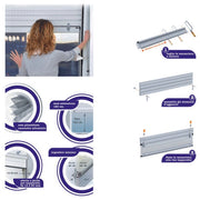 Zanzariera Stop Inset Bianco P-Tapparelle 100X160