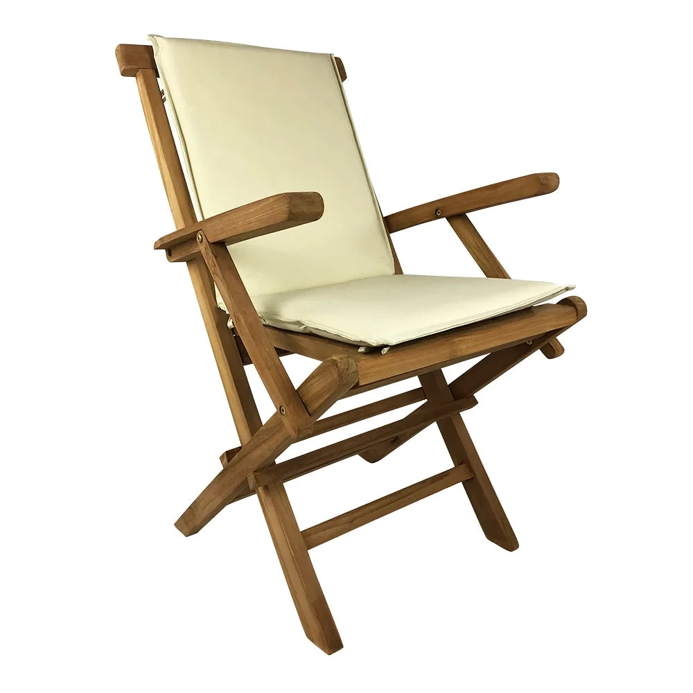 Cuscino per Sedia da Giardino – Crema