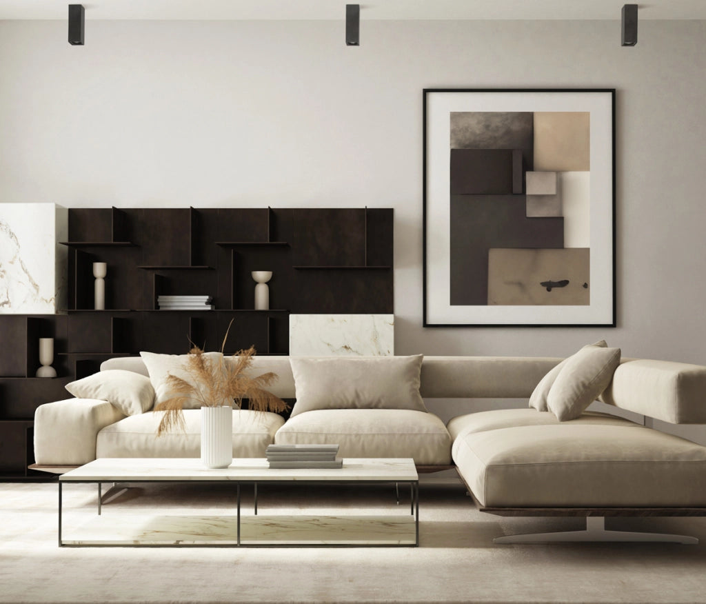 Faretto soffitto nero quadrato 17 cm GU10 Italux Ander