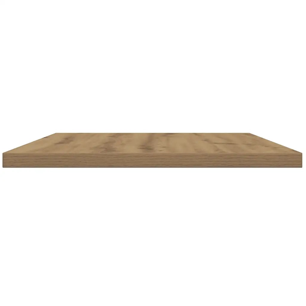 Ripiani per Libreria 4 pz-Scaffale per Libri Rovere 60x10x1,5 cm Legno Multistrato